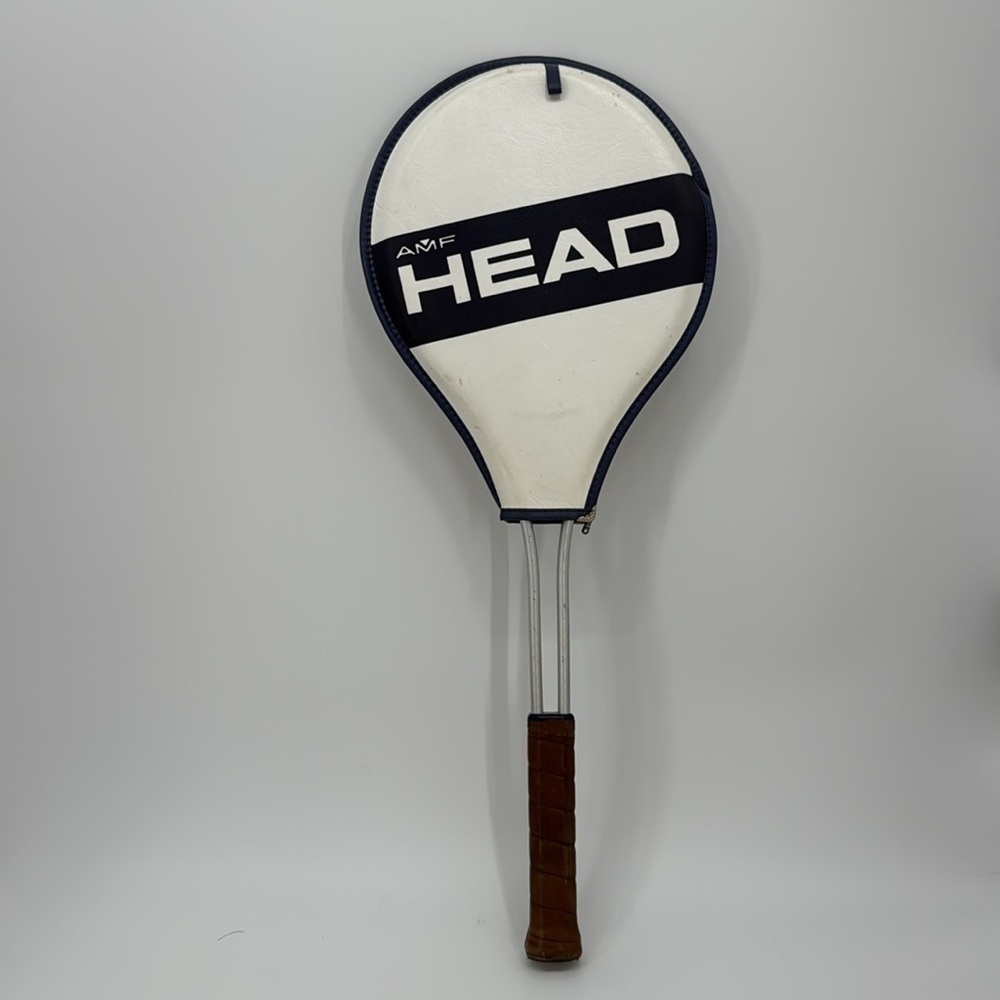 Vintage AMF Head Master Tennis Racket w/ Case USA Made Aluminum
